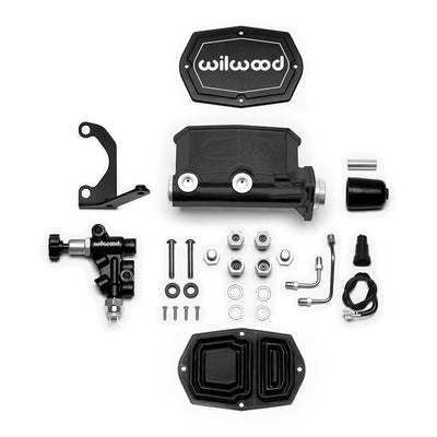 Wilwood Master Cylinder Tandem w / Bracker Prop Valve 1in
