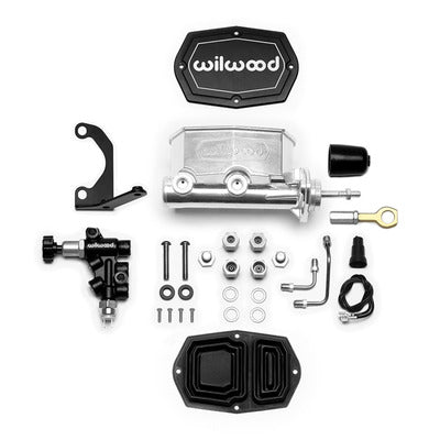 Wilwood Master Cylinder Tandem w/ Prop Valve Mustang 7/8in
