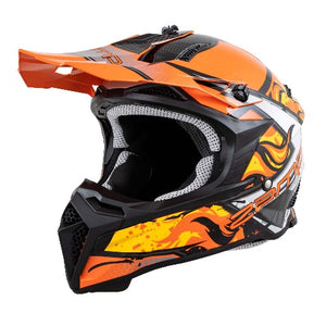 Zamp FX-4 Motocross Helmet - Gloss Orange Graphic