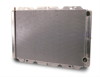AFCO Racing Aluminum Radiator Circle Track 31 In Double Pass Chevy 1.5 In Inlet 80120N