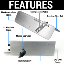 AutoLoc 2 Door Suicide Hidden Hinge System Platinum Kit AUTHDHINSK2