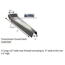 Bowler Transmission Tunnel Dimensions