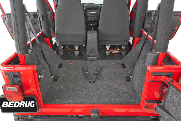 BedRug Jeep Cargo Liner - 1997-06 Jeep TJ Rear Cargo Kit
