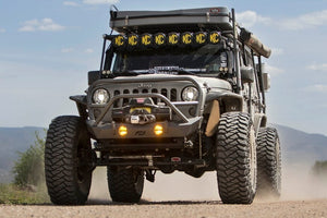KC HiLiTES Gravity LED G4 Clear Fog Light Kit 497 - Jeep JK