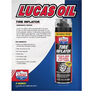 Lucas Oil Tire Inflator Flyer