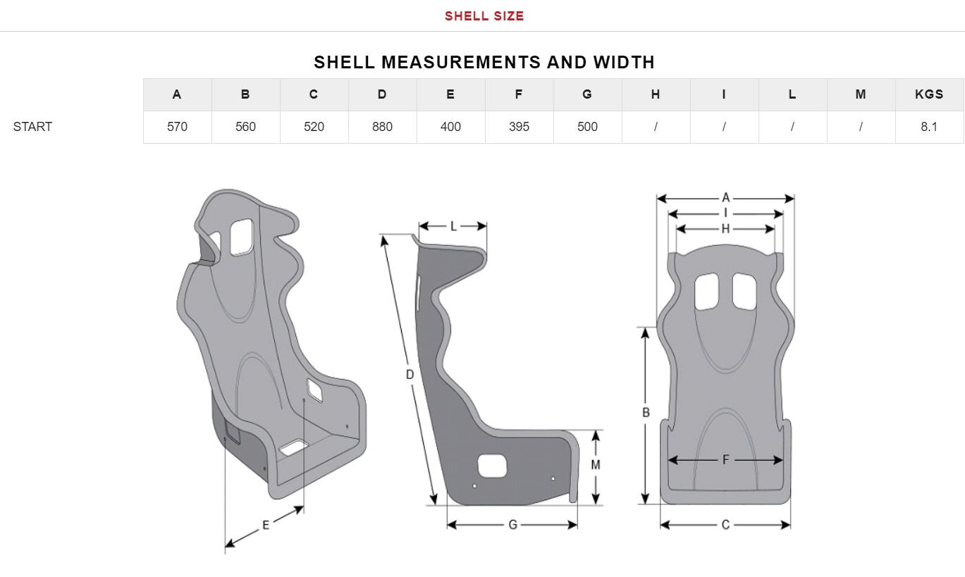 Momo Start Race Seat