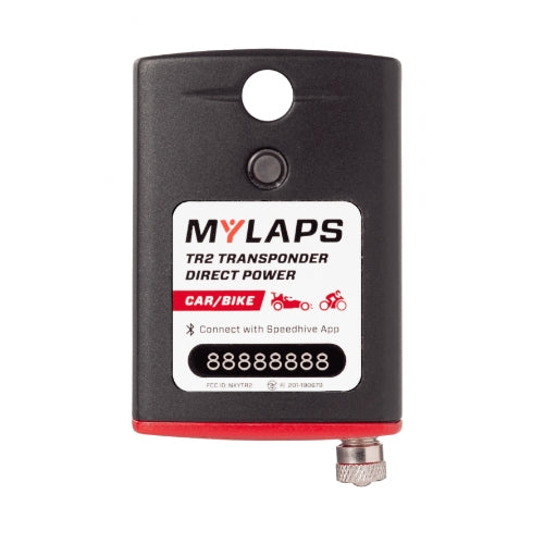 MyLaps TR2 Direct Power Go Transponder 10R971CC - 1 Yr Subscription