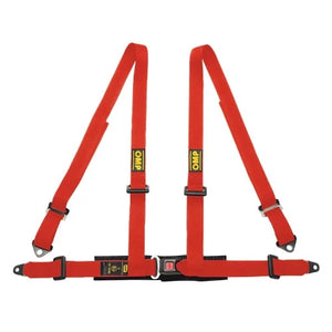 OMP Road 4 Harness Red