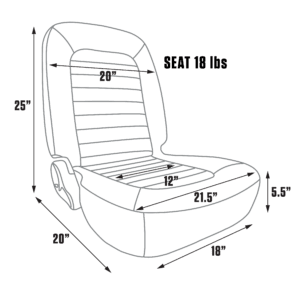 Procar Classic Muscle Car Seat Diagram