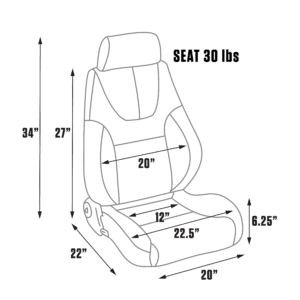 Procar Elite Lumbar Seat Diagram