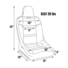 Procar All-Terrain Suspension Seat Diagram