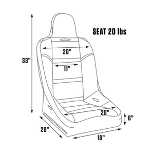 Procar All-Terrain Suspension Seat Diagram