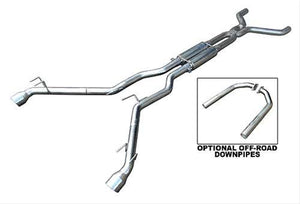 Pypes 2010-2014 Camaro V6 Cat Back Exhaust System with 4" Tips SGF52K