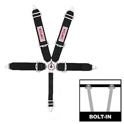 Simpson 5-Point Camlock Harness 29110BKH Simpson 5-Point Camlock Harness 29110BKH