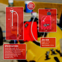 TeraPump 3 Gallon Jug and Pump Combo 20160 Diagram