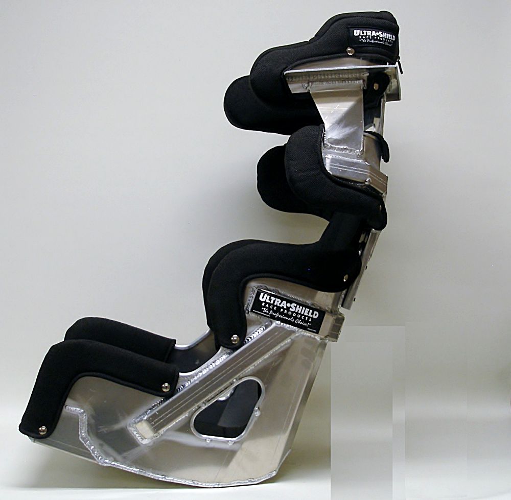 Ultra-Shield FC2 Late Model Seat with Black Cover - 20-Degree Layback