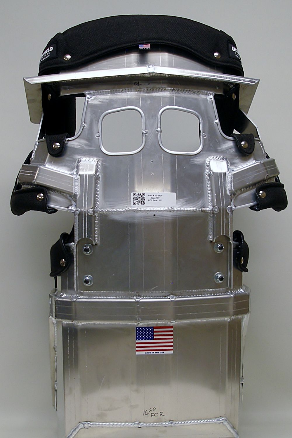 Ultra-Shield FC2 Full Containment Seat with Black Cover - 10-Degree Layback (Back)