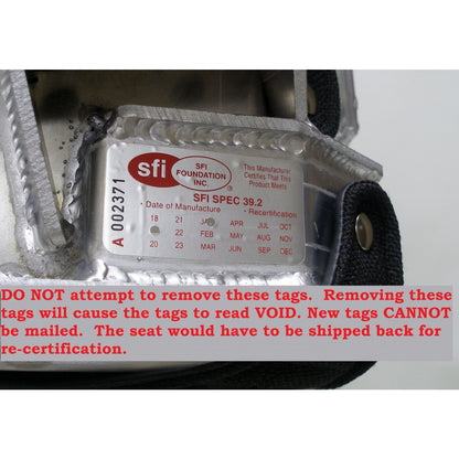 Ultra-Shield SFI 39.2 20-Degree  Late Model Containment Seat with Cover