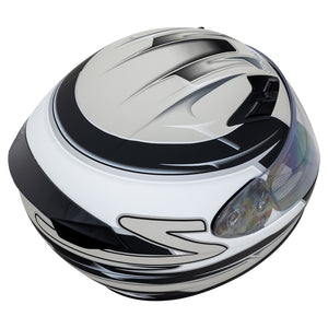 Zamp FS-9 Karting Helmet - Black/Silver Graphic