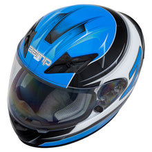Zamp FS-9 Karting Helmet - Blue/Silver Graphic (Top)