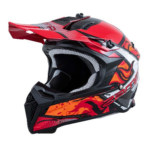Zamp FX-4 Motocross Helmet - Gloss Red Graphic