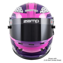 Zamp RZ-37Y Youth Graphic Helmet - Pink/Purple - Front