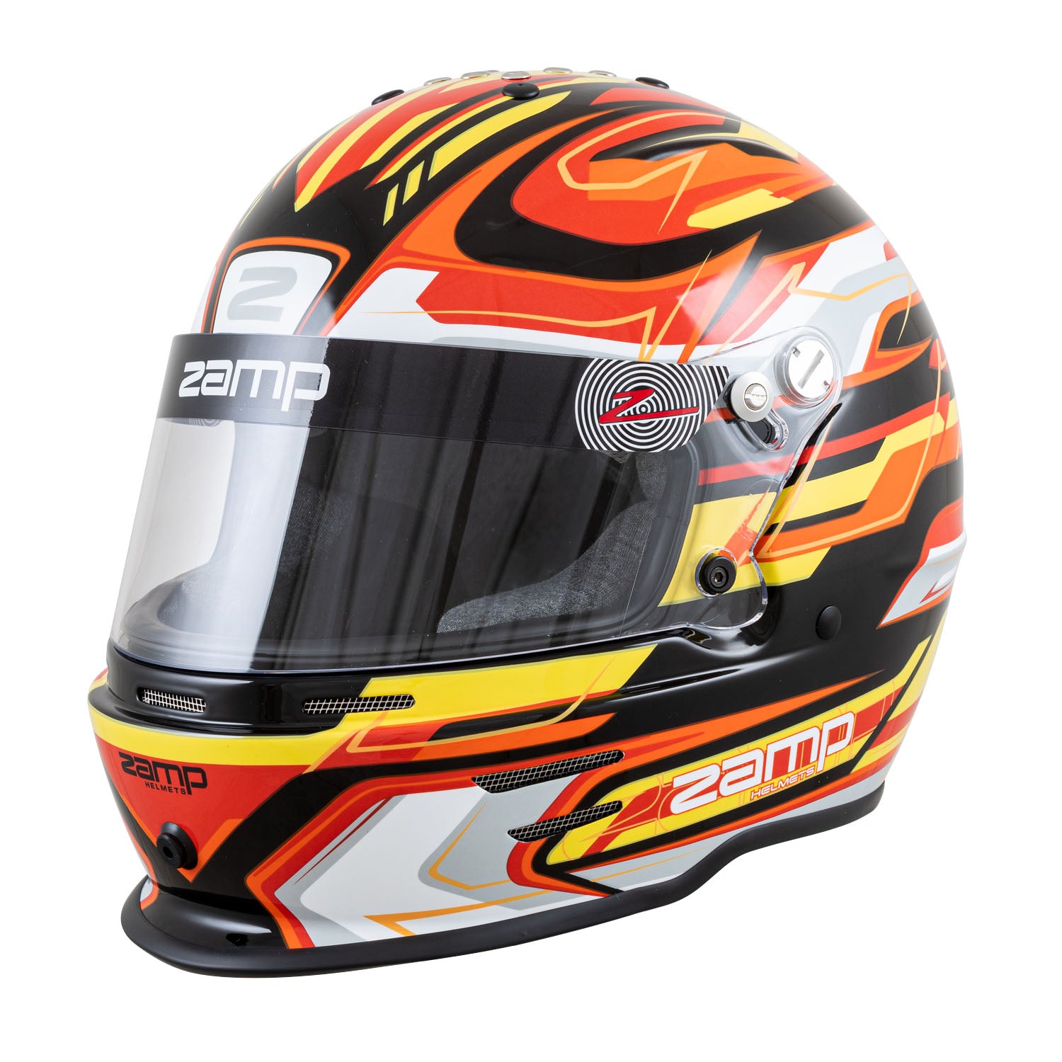 Zamp RZ-42Y Youth Racing Helmet (Orange)