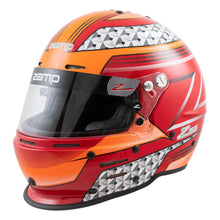 Zamp RZ-62 Helmet (Red Orange Graphic)